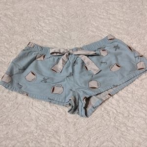 ❤ Forever 21 F21 Coffee PJ Shorts Medium